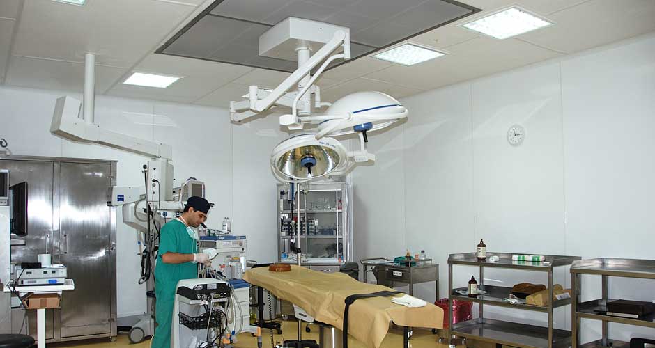 手术室的墙壁和天花板覆盖物