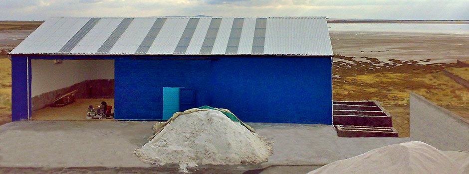 Tuz deposu çatısı CTP Levha