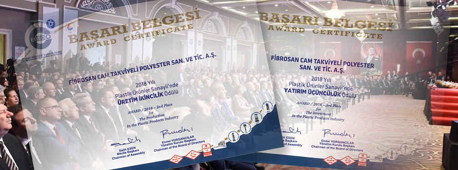 Fibrosan EBSO Sanayi ödülleri 2018