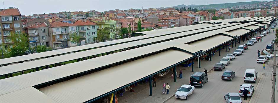 Fibrosan FRP for market place roofs